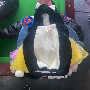 Warm fluffy cat costume